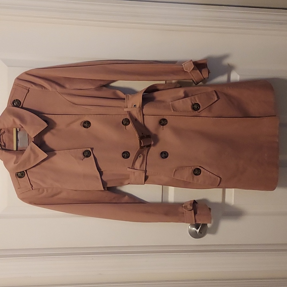 Pink Trench Coat | ASOS - Picture 7 of 7